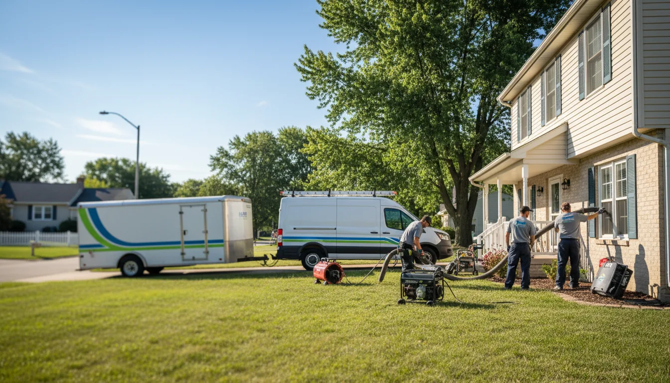 Flooded Basement Restoration And Cleanup With Repair in Ellery, IL near me